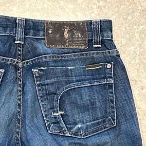 Fidelity Camino Jean Mens 31x31 Gen Blue Denim Relaxed Straight Leg Pant Stretch